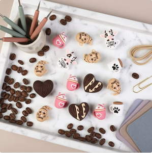 Perles focales 3D en silicone de qualité alimentaire sans BPA, approuvées CE et EN71, idéales pour la création de stylos perlés, de cordons et de cadeaux artisanaux personnalisés - Product Image 4