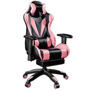Günstige beste Qualität moderne Massage PC Büro Sillas Gamer Gaming Stuhl PU Red Elite Racing Gaming Stuhl mit Fuß stütze und Massage - Product Image 4