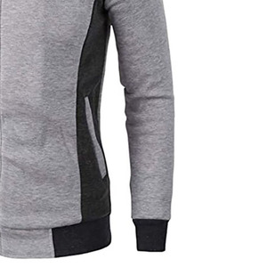 Veste à capuche polaire pour homme, coupe Slim avec Double fermeture éclair, vêtement d'extérieur, nouveauté - Product Image 4