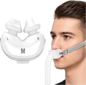 Coussinets nasaux de remplacement ResMed AirFit P10, coussinets en silicone, accessoires pour appareil <span class=keywords><strong>CPAP</strong></span>, bouchons nasaux, articles médicaux - Product Image 1