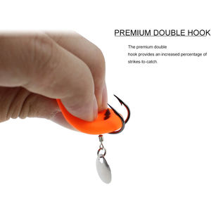 เหยื่อล่อปลาขนาดเล็กแบบหนังงูไทยมี4.5 8.5 20สีพร้อมตะขอวัสดุ PVC สีดำสำหรับปลาคาร์พ - Product Image 4