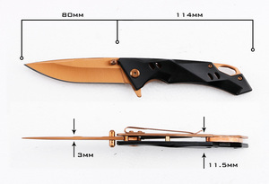سكين جيب قابل للطي من SELAN بشفرة فولاذية 3Cr13 ومقبض ألومنيوم، سكين للتخييم والاستخدام اليومي OEM CT717 - Product Image 4
