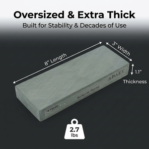 <span class=keywords><strong>Pietra</strong></span> Naturale per Affilatura 12000 Grit Class, 1.22kg, Xingzi Stone 200x75x29mm, Affilatore Professionale, Lucidatura a Specchio, Disponibilità USA, Consegna Rapida - Product Image 3