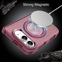 Nouvelle coque de téléphone pour iPhone 18 Duo, avec anneau magnétique, béquille, protection anti-chute, toucher agréable, coque de téléphone antichoc pour iPhone 18 Duo