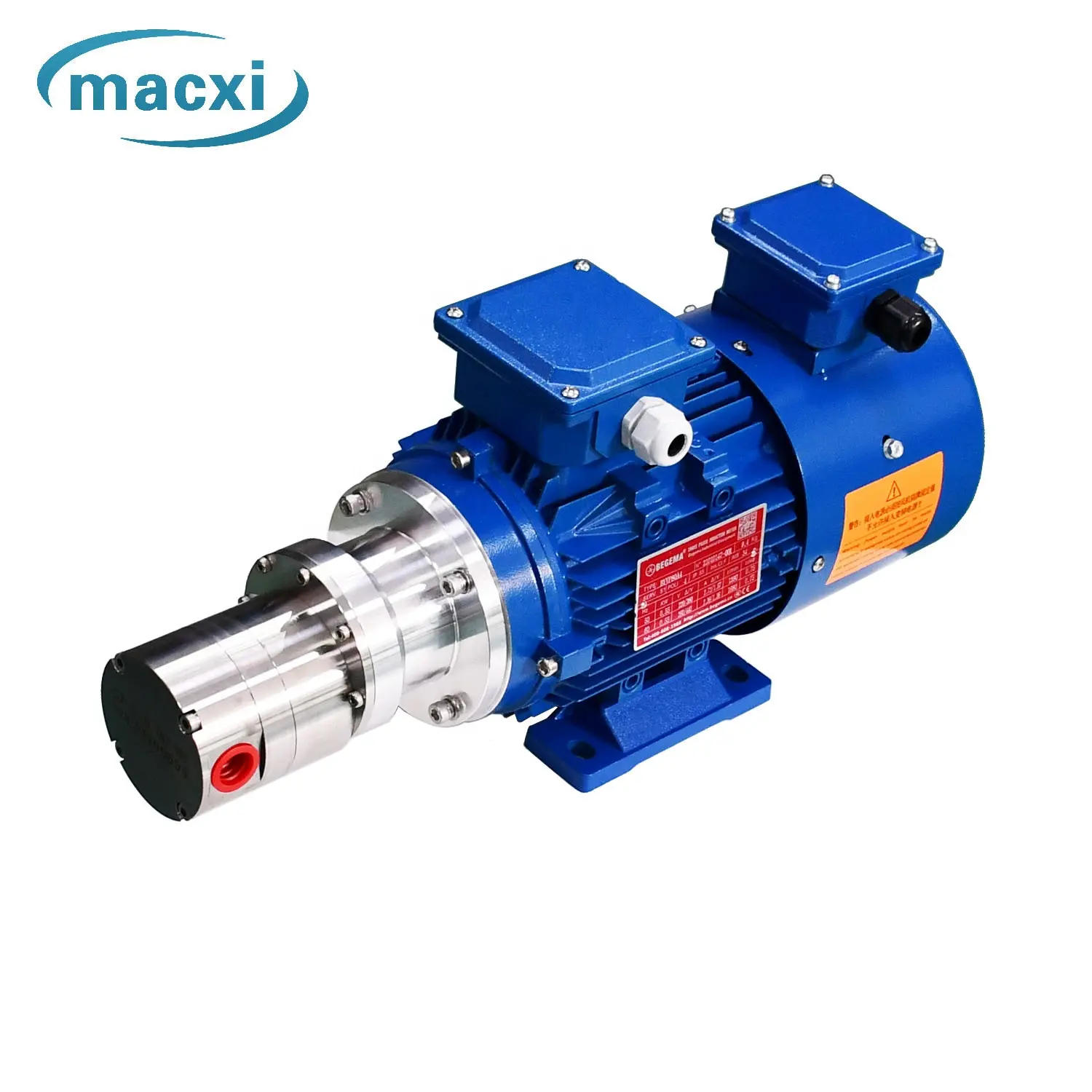 Self priming leak-free magnet drive dosing gear pump for corrosive and hazardous liquid Soapy water delivery M12.00S88YP0.75KW2P