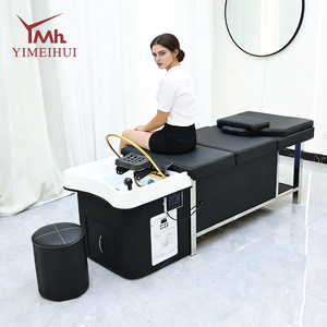 Nouveau design sans plomberie 90 litres réservoir d'eau tête de spa lit de massage salon de coiffure lit avec <span class=keywords><strong>shampoing</strong></span> - Product Image 1