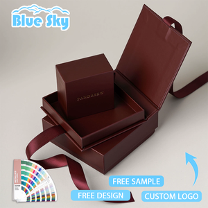 奢华简约首饰盒定制小批量纸包装香水戒指耳环吊坠礼品 - Product Image 2