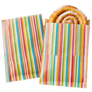 Sac à pâtisserie sulfurisé jetable personnalisé sacs cirés emballage Sandwich Cookie pop-corn sac en papier crêpe de qualité alimentaire - Product Image 2