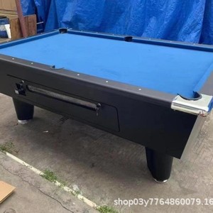 Mesa de billar operada con monedas, estilo americano, negra, para interiores, estándar de 7 y 8 pies - Product Image 5
