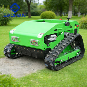 Tondeuse à gazon télécommandée mini 550 mm à chenilles en caoutchouc pour l'agriculture et le jardinage, prix abordable - Product Image 1