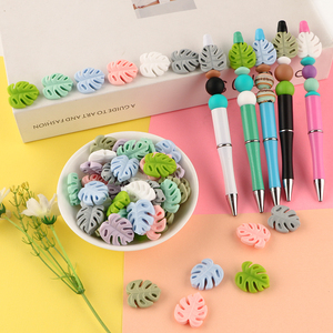 Perles en silicone personnalisées de qualité alimentaire sans Bpa pour la fabrication de dentition de bébé, perles en silicone pour stylo, porte-clés, fabrication de bijoux, bricolage, vente en gros - Product Image 4