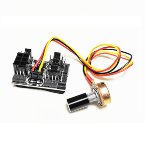 8-Kênh PWM Fan Hub Với Núm Điều Khiển 4-Pin/3-Pin PC Làm Mát Tốc Độ Điều Khiển Cho Máy Tính Để Bàn Máy Tính Trường Hợp - Product Image 6