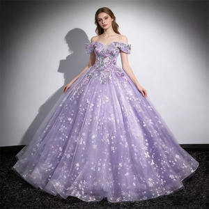 ชุดราตรีผู้หญิงคุณภาพสูงหรูหราแบบไหล่เดียวทรงพอง <span class=keywords><strong>กระโปรง</strong></span><span class=keywords><strong>ยาว</strong></span> แฟชั่นเซ็กซี่ ชุดแต่งงานผู้หญิง - Product Image 1