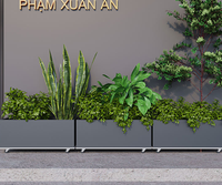 Pot de fleurs suspendu en aluminium de grande taille pour la maison, style ferme, pour les légumes, les fleurs, les herbes