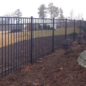 Panneaux <span class=keywords><strong>de</strong></span> clôture en acier <span class=keywords><strong>de</strong></span> 6 pieds, panneaux <span class=keywords><strong>de</strong></span> clôture en métal pour jardin, clôture en acier à poteaux et rails - Product Image 6