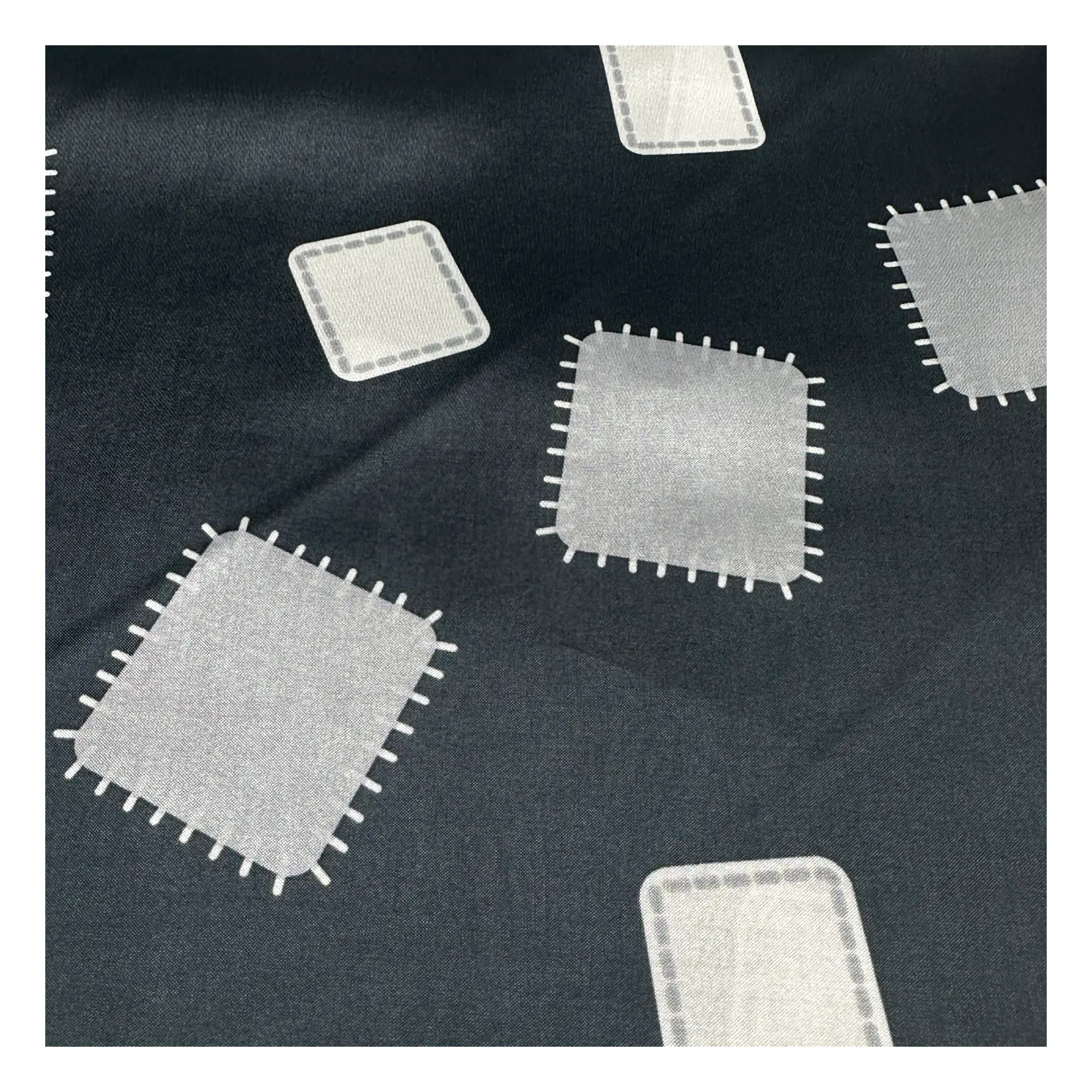 Buon prezzo di 8kg 9kg 10kg 100% poliestere patch pattern tessuto taffetà stampato per gonne tende da doccia