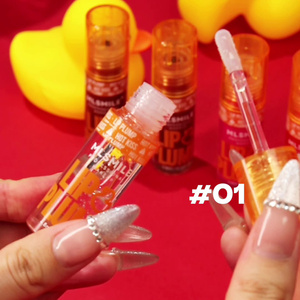 Thuần Chay Trong Suốt <span class=keywords><strong>Lip</strong></span> Plumping Dầu Bóng <span class=keywords><strong>2025</strong></span> Mới Bộ Sưu Tập Chất Lỏng Trái Cây Men Với Pearlescent Ống - Product Image 6