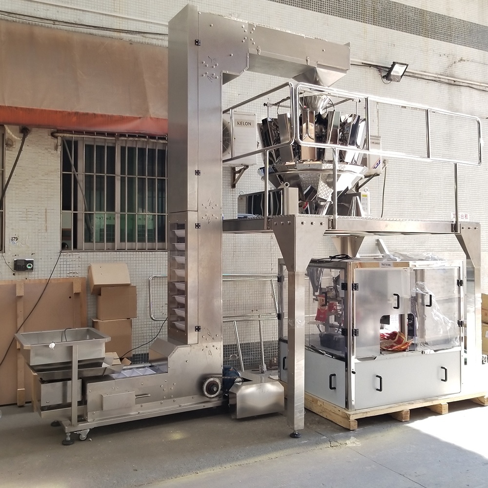 Dosage automatique Riz Cuit Sésame Graines D'avoine Pesant Emballage Machine À Emballer À Vendre
