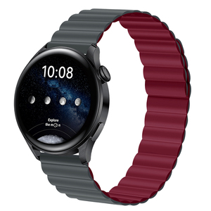 Cinturino per Orologio in Silicone con Chiusura Magnetica Compatibile con Huawei GT4/GT5/<span class=keywords><strong>PRO</strong></span> e <span class=keywords><strong>Samsung</strong></span> <span class=keywords><strong>Watch</strong></span> 4, Colori Assortiti, 20/22MM - Product Image 6
