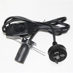 Douille de lampe AU E27 250V avec cordon d'alimentation de 1,8 m H03VVH2-F 2C 0,75 mm en cuivre pur avec gaine PVC pour lampe d'ordinateur - Product Image 2