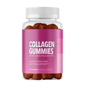 Terlaris l-glutathione Advanced Health Gummies Collagen suplemen makanan kulit Glow Fudge Gummy pemutih kulit Gummies