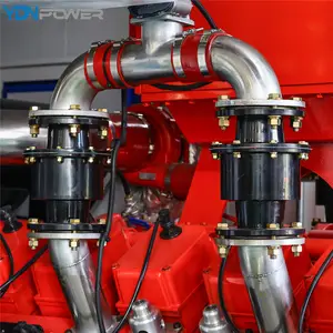 Nuovo prodotto Open Frame CE risparmio energetico uso domestico 500KW generatore di Gas Set con motore Cummins