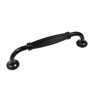 Choose Me Modern Cabinet Handles <b>Black</b> Aluminum Alloy Bar Shape Drawer Pulls For Kitchen Furniture - Product Image 4