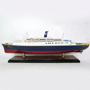 Modelo de Barco de Crucero MS World Renaissance en Madera de Acacia, Regalo Novedoso Europeo, Venta con MOQ Bajo, Fabricante Vietnamita, Artesanía de Alta Calidad - Product Image 1