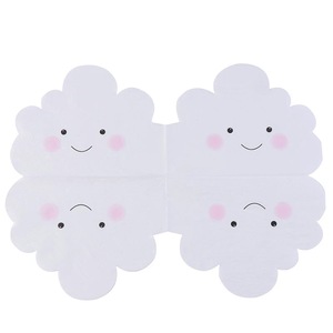 Niedliche Katzenmuster-Servietten für Kinder, 2-lagig, 4-fach gefaltet, bunt, aus reinem Zellstoff, 33x33cm, im Beutel, für Geburtstagsfeiern - Product Image 4