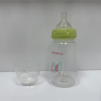 Botol Susu Bayi PP 240ml Leher Lebar Anti Kolik Perlengkapan Makan Bayi Baru Lahir