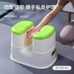 Tabouret de salle de bain épaissi pour adultes, personnes âgées, femmes enceintes, 37x27x31cm, capacité de charge 200kg, équipement de sécurité domestique - Product Image 5