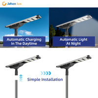Lampadaire Solaire LED Extérieur en Aluminium 100W 150W 200W 250W 300W avec Caméra de Surveillance