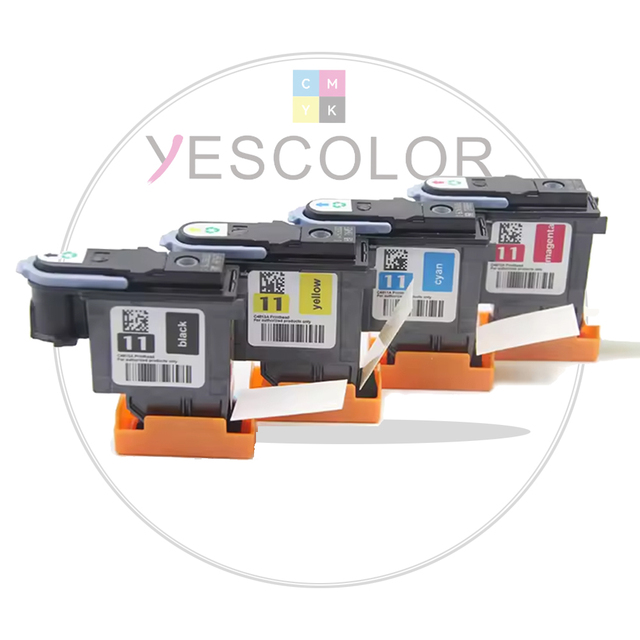 Yescolor Compatible Ink Cartridge Printhead for HP 11 HP11 for Designjet 500 Printhead 100 110 111 500 510 800 813 850
