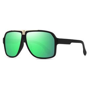Fashion Sunglasses <b>Large</b> <b>Frame</b> Polarized UV400 Black PC <b>Frame</b> TAC Lens Outdoor Sports Driving Cycling - Product Image 3