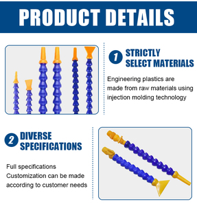 Tùy chỉnh POM nhựa làm mát ống cho công nghiệp nặng máy móc New linh hoạt làm mát ống - Product Image 2