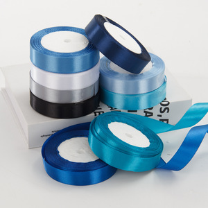 <span class=keywords><strong>Ruban</strong></span> en satin de haute qualité de 2 cm x <span class=keywords><strong>25</strong></span> yards pour l'emballage de boîtes à gâteaux, rubans en polyester, décoration de mariage, bricolage, prix de gros - Product Image 3