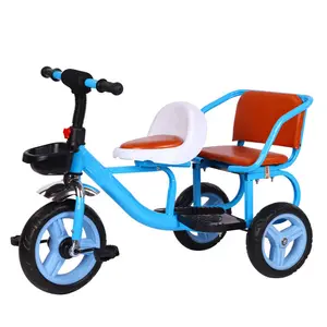 LUCHEN-T001 küçük Tikes mükemmel Fit 4-in-1 Trike pembe renk 9 ay 5 yıl bebek ikizler arabası üç tekerlekli bisiklet
