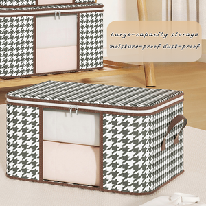 Sac de rangement pour literie de 75 L, sac de rangement pour armoire à fermeture éclair, solution d'organisation pour draps et vêtements pour la maison, pour draps et édredons - Product Image 3