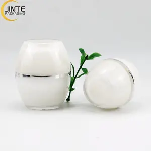 Trung Quốc Nhà Cung Cấp 30 Gam 50 Gam Mỹ Phẩm Bao Bì Trứng Hình Dạng Tròn Lotion Kem Mỹ Phẩm Bao Bì Jar