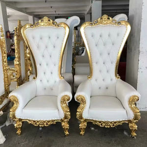 Fauteuils de Luxe Design Moderne Trônes de Fête pour Marié et Mariée en Location - Product Image 2