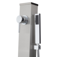Ensemble de colonne de douche extérieure moderne en acier inoxydable avec douchette