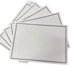 Cartes de vœux A4 sérigraphiées avec logo/design graphique personnalisé pour mariage et correspondance, notes d'amour manuscrites - Product Image 2