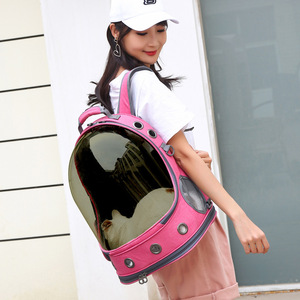Factory direct supply of portable <b>cat</b> <b>backpacks</b>, space bags, pet bags, panoramic transparent <b>cat</b> shoulder bags, large capacity. - Product Image 4
