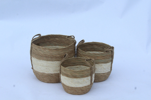 Spéciale — panier <span class=keywords><strong>de</strong></span> planteur en jonc <span class=keywords><strong>de</strong></span> mer, nouveau design, pour plantes d'intérieur et d'extérieur, parfait pour les couvercles <span class=keywords><strong>de</strong></span> <span class=keywords><strong>Pot</strong></span> <span class=keywords><strong>de</strong></span> fleurs, offre spéciale - Product Image 6