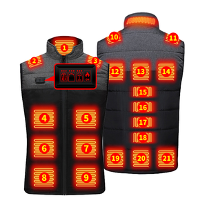 Chaleco Térmico Eléctrico Recargable por USB, Aislado para Invierno, para Trabajo al Aire Libre, Senderismo, Camping, Casual, para Hombre y Mujer, con Logotipo Personalizado - Product Image 1