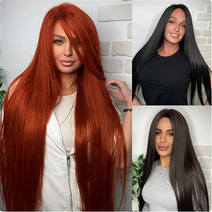 Extensiones de Cabello Sintético Liso <span class=keywords><strong>para</strong></span> Crochet de 22 Pulgadas, Pre-estiradas, <span class=keywords><strong>para</strong></span> Trenzar, 150g, Golden Beauty, Venta al por Mayor, Teñidas a Máquina - Product Image 5