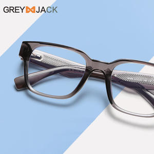 Gafas ópticas Greyjack TR90 con montura rectangular, montura completa, antiluz azul, unisex K029OP - Product Image 3