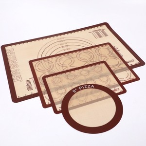 Non Stick Silicon Cookie Oven Liner Baking <b>Mat</b> Sets for <b>Rolling</b> Dough - Product Image 1