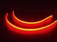 Nouvelles bandes LED de remplacement pour phares, série Flexible Flow, couleurs RGB à effet de poursuite, contrôlables par application, 12V 300/600/850mm