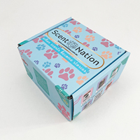 Boîte cadeau d'emballage d'expédition personnalisée pour bougies et diffuseurs Dossiers en carton ondulé avec impression de gaufrage